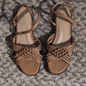 Cole Haan Women's Brown Strappy Sandals
